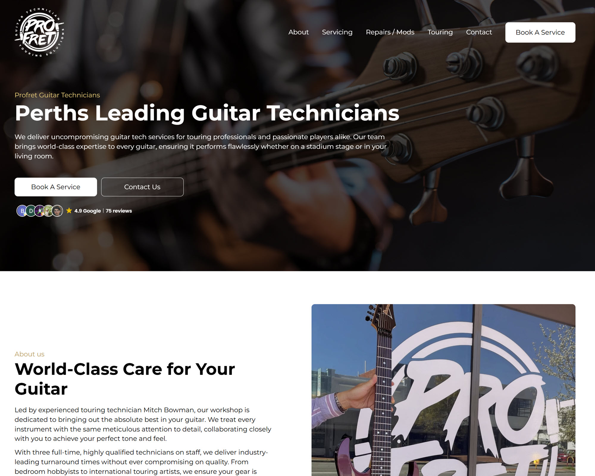 ah profet guitars design