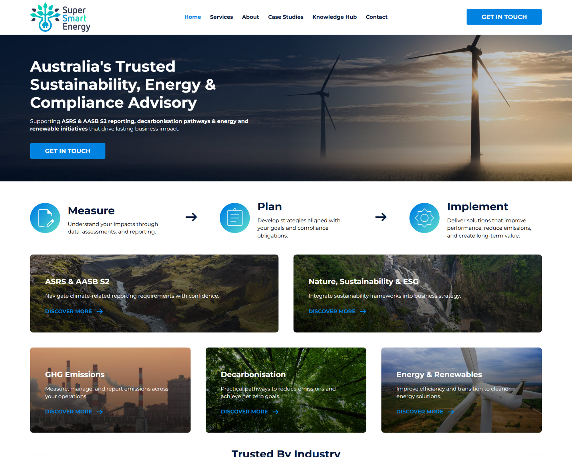 super smart energy website design