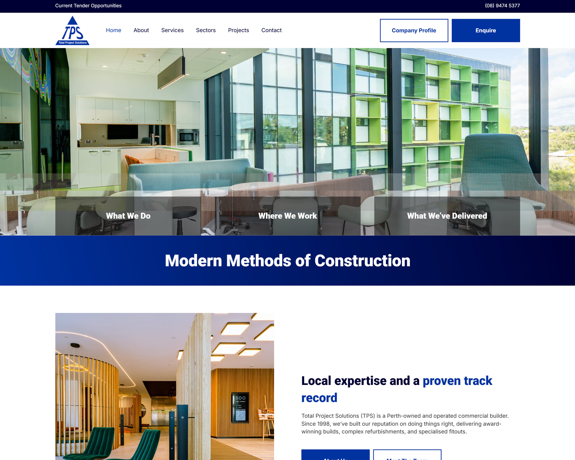 tps website design